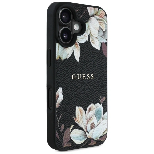 Kup Guess Részletes Nyomtatott Virág Minta MagSafe Apple iPhone 16 fekete - GUE4420 - {ean13} - Sklep Home Screen