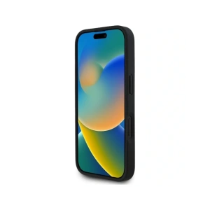 Kup Guess Model imprimat cu flori granulate MagSafe Apple iPhone 16 negru - GUE4420 - {ean13} - Sklep Home Screen