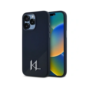 Kup Karl Lagerfeld Szilikon Árnyék Fém Kezdeti MagSafe Apple iPhone 15 Pro Max fekete - KLD21971 - {ean13} - Sklep Home Screen