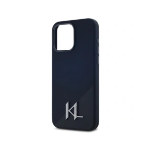 Kup Karl Lagerfeld Siliconă Umbră Metal Inițială MagSafe Apple iPhone 15 Pro Max negru - KLD21971 - {ean13} - Sklep Home Screen