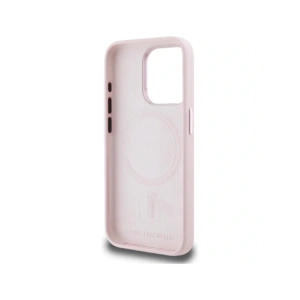Kup Karl Lagerfeld Silikon Schatten Metall Initial MagSafe Apple iPhone 15 Pro Max pink - KLD21972 - {ean13} - Sklep Home Screen