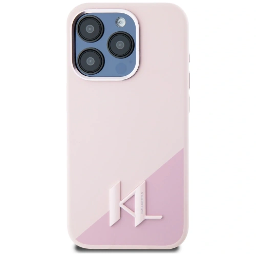 Kup Karl Lagerfeld Silicon Shadow Metal Initial MagSafe Apple iPhone 15 Pro roz - KLD21973 - {ean13} - Sklep Home Screen