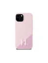 Kup Etui Karl Lagerfeld Silicone Shadow Metal Initial MagSafe do Apple iPhone 15 różowy - KLD21974 - {ean13} - Sklep Home Screen