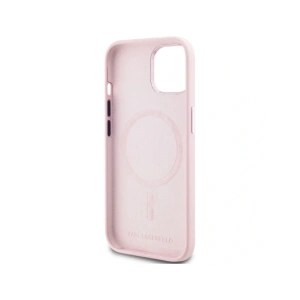 Buy Karl Lagerfeld Silicone Shadow Metal Initial MagSafe Apple iPhone 15 pink - KLD21974 - {ean13} - Home Screen Store Europe