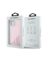 Kup Etui Karl Lagerfeld Silicone Shadow Metal Initial MagSafe do Apple iPhone 15 różowy - KLD21974 - {ean13} - Sklep Home Screen