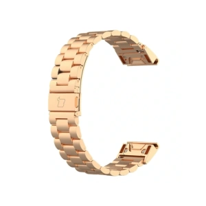 Kup Pasek ze stali nierdzewnej Bizon Strap Watch Aura do Smartwatcha 20 mm różowozłoty - BIZ8670 - {ean13} - Sklep Home Screen