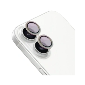 Buy Bizon Glass Snap Lens Apple iPhone 16 / 16 Plus silver frame - BIZ8671 - {ean13} - Home Screen Store Europe