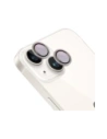 Szkło na aparat z aplikatorem Bizon Glass Snap Lens do Apple iPhone 14 / 14 Plus srebrna ramka