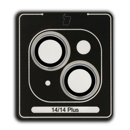 Kup Bizon Glass Snap Lens Apple iPhone 14 / 14 Plus cadru argintiu - BIZ8672 - {ean13} - Sklep Home Screen