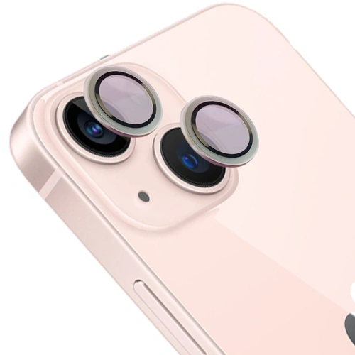 Buy Bizon Glass Snap Lens Apple iPhone 13 / 13 Mini silver frame - BIZ8676 - {ean13} - Home Screen Store Europe