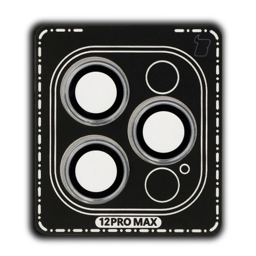 Kup Bizon Glass Snap Lens Apple iPhone 12 Pro Max cadru argintiu - BIZ8677 - {ean13} - Sklep Home Screen
