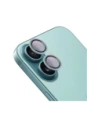 Bizon Glass Snap Lens Apple iPhone 16 / 16 Plus turquoise frame