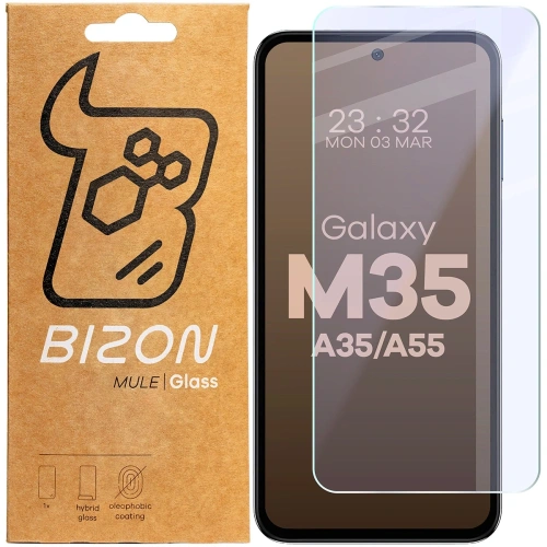 Kup Bizon Glass Mule Samsung Galaxy M35 5G / A35 5G / A55 5G - BIZ8679 - {ean13} - Sklep Home Screen