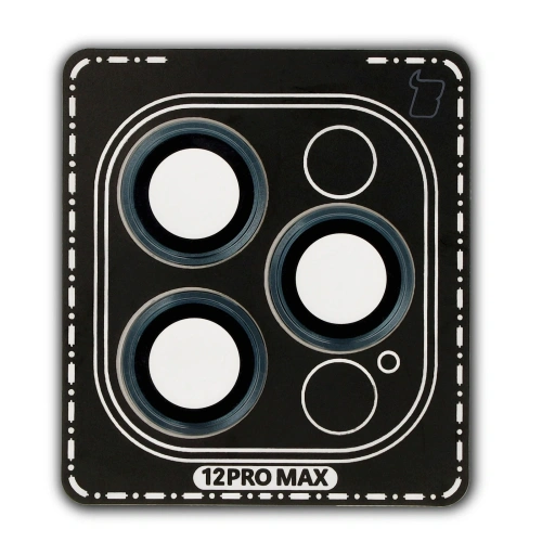 Kup Bizon Glass Snap Lens Apple iPhone 12 Pro Max cadru marin - BIZ8681 - {ean13} - Sklep Home Screen