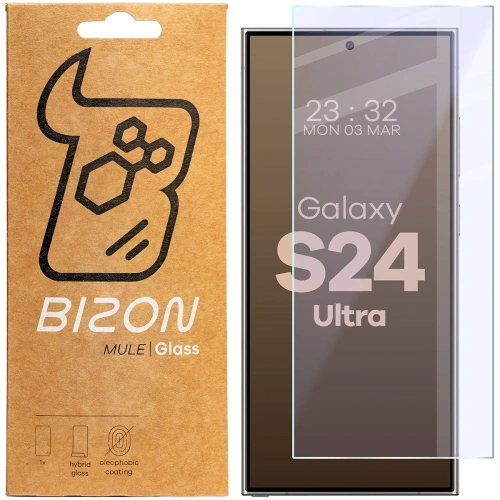 Kup Elastyczne szkło hybrydowe Bizon Glass Mule do Samsung Galaxy S24 Ultra 5G - BIZ8690 - {ean13} - Sklep Home Screen