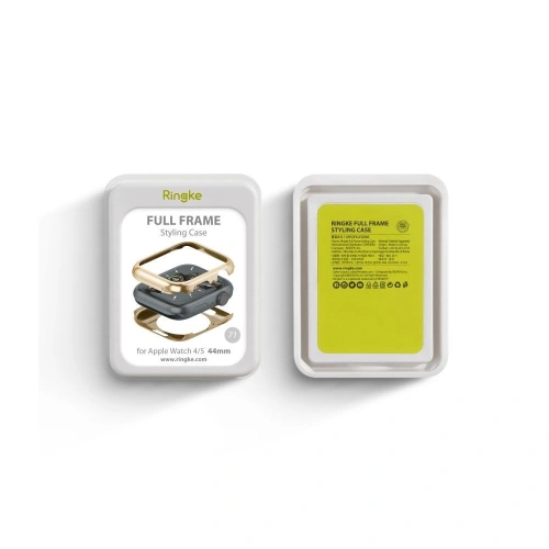 Kup Überzug Ringke Full Frame Styling Apple Watch 4/5/6/7/8/9/SE 44/45mm Edelstahl Gold AW4-44-71 - RGK1184GLD - {ean13} - Sklep Home Screen