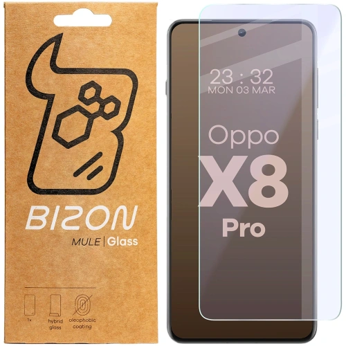 Kup Elastyczne szkło hybrydowe Bizon Glass Mule do Oppo Find X8 Pro - BIZ8691 - {ean13} - Sklep Home Screen
