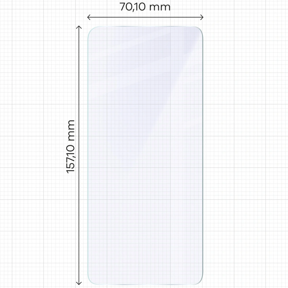 Elastyczne szkło hybrydowe Bizon Glass Mule do Oppo Find X8 Pro