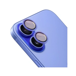 Buy Bizon Glass Snap Lens Apple iPhone 16 / 16 Plus blue frame - BIZ8692 - {ean13} - Home Screen Store Europe