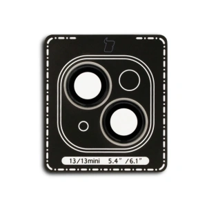 Kup Bizon Glass Snap Lens Apple iPhone 13 / 13 Mini cadru negru - BIZ8693 - {ean13} - Sklep Home Screen