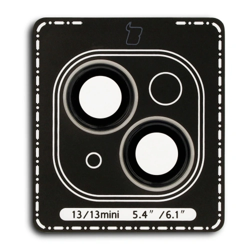 Kup Szkło na aparat z aplikatorem Bizon Glass Snap Lens do Apple iPhone 13 / 13 Mini czarna ramka - BIZ8693 - {ean13} - Sklep Home Screen