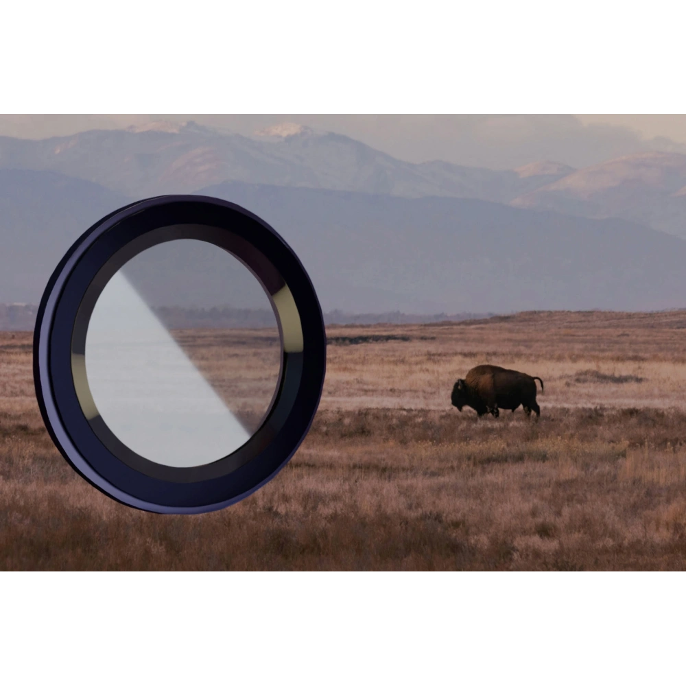 Szkło na aparat z aplikatorem Bizon Glass Snap Lens do Apple iPhone 13 / 13 Mini czarna ramka