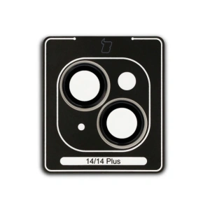 Kup Bizon Glass Snap Lens Apple iPhone 14 / 14 Plus cadru negru - BIZ8694 - {ean13} - Sklep Home Screen