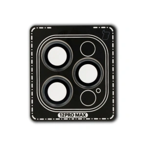 Kup Szkło na aparat z aplikatorem Bizon Glass Snap Lens do Apple iPhone 12 Pro Max szara ramka - BIZ8695 - {ean13} - Sklep Home Screen