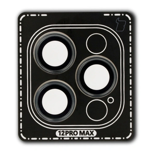 Kup Szkło na aparat z aplikatorem Bizon Glass Snap Lens do Apple iPhone 12 Pro Max szara ramka - BIZ8695 - {ean13} - Sklep Home Screen