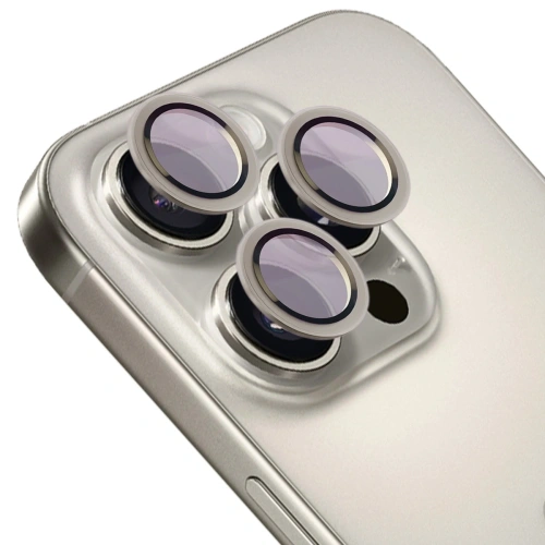 Kup Bizon Glass Snap Lens Apple iPhone 16 Pro / 16 Pro Max šedý rám - BIZ8697 - {ean13} - Sklep Home Screen