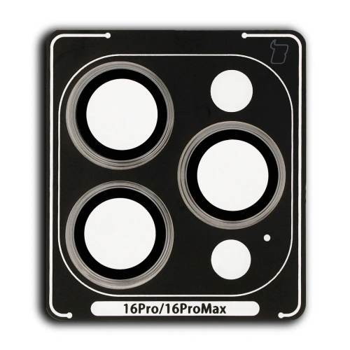 Kup Szkło hartowane na aparat z aplikatorem Bizon Glass Snap Lens do Apple iPhone 16 Pro / 16 Pro Max szara ramka - BIZ8697 - {ean13} - Sklep Home Screen