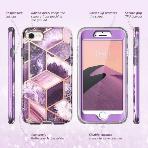 Kup Etui Supcase Cosmo Apple iPhone SE 2022/SE 2020/8/7 Violet - SPC111PRP - {ean13} - Sklep Home Screen