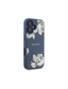 Kup Guess Hnětený tištěný květinový vzor MagSafe Apple iPhone 16 modrý - GUE4422 - {ean13} - Sklep Home Screen