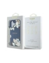 Kup Etui Guess Grained Printed Flower Pattern MagSafe do Apple iPhone 16 niebieski - GUE4422 - {ean13} - Sklep Home Screen