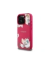 Buy Guess Grained Printed Flower Pattern MagSafe Apple iPhone 16 Pro fuchsia - GUE4424 - {ean13} - Home Screen Store Europe