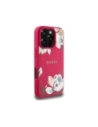 Buy Guess Grained Printed Flower Pattern MagSafe Apple iPhone 16 Pro fuchsia - GUE4424 - {ean13} - Home Screen Store Europe