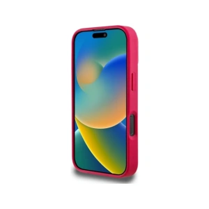 Kup Etui Guess Grained Printed Flower Pattern MagSafe do Apple iPhone 16 Pro fuksja - GUE4424 - {ean13} - Sklep Home Screen
