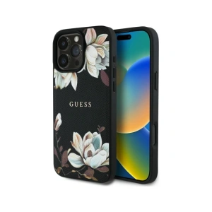 Kup Guess Geprägtes Blumenmuster MagSafe Apple iPhone 16 Pro Max schwarz - GUE4425 - {ean13} - Sklep Home Screen