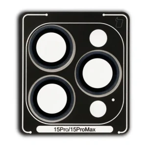 Kup Szkło na aparat z aplikatorem Bizon Glass Snap Lens do iPhone 15 Pro / 15 Pro Max niebieska ramka - BIZ8699 - {ean13} - Sklep Home Screen