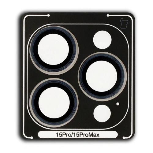 Kup Szkło na aparat z aplikatorem Bizon Glass Snap Lens do iPhone 15 Pro / 15 Pro Max niebieska ramka - BIZ8699 - {ean13} - Sklep Home Screen