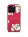 Kup Etui Guess Grained Printed Flower Pattern MagSafe do Apple iPhone 16 Pro Max fuksja - GUE4426 - {ean13} - Sklep Home Screen