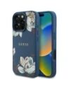 Kup Etui Guess Grained Printed Flower Pattern MagSafe do Apple iPhone 16 Pro niebieski - GUE4429 - {ean13} - Sklep Home Screen