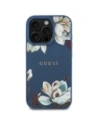 Kup Guess Grained Printed Flower Pattern MagSafe Apple iPhone 16 Pro kék - GUE4429 - {ean13} - Sklep Home Screen
