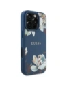 Kup Etui Guess Grained Printed Flower Pattern MagSafe do Apple iPhone 16 Pro niebieski - GUE4429 - {ean13} - Sklep Home Screen