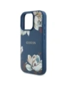 Kup Etui Guess Grained Printed Flower Pattern MagSafe do Apple iPhone 16 Pro niebieski - GUE4429 - {ean13} - Sklep Home Screen