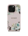 Buy Guess Grained Printed Flower Pattern MagSafe Apple iPhone 16 Pro pink - GUE4430 - {ean13} - Home Screen Store Europe