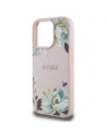Kup Guess Grained Printed Flower Pattern MagSafe Apple iPhone 16 Pro rózsaszín - GUE4430 - {ean13} - Sklep Home Screen