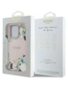 Kup Guess Grained Printed Flower Pattern MagSafe Apple iPhone 16 Pro rózsaszín - GUE4430 - {ean13} - Sklep Home Screen