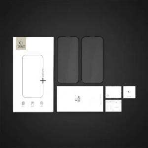 Kup Szkło hartowane Tech-Protect Glass Fit+ Apple iPhone 13 / 13 Pro / 14 / 16e Black [2 PACK] - THP3931 - {ean13} - Sklep Home Screen