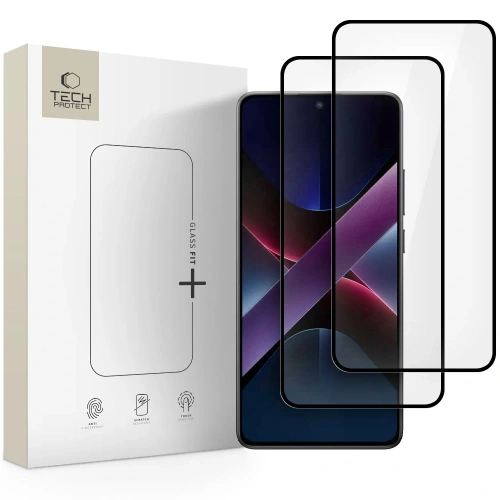 Kup Tech-Protect Glass Fit+ Xiaomi Poco X7 Pro 5G Černá [2 PACK] - THP3932 - {ean13} - Sklep Home Screen
